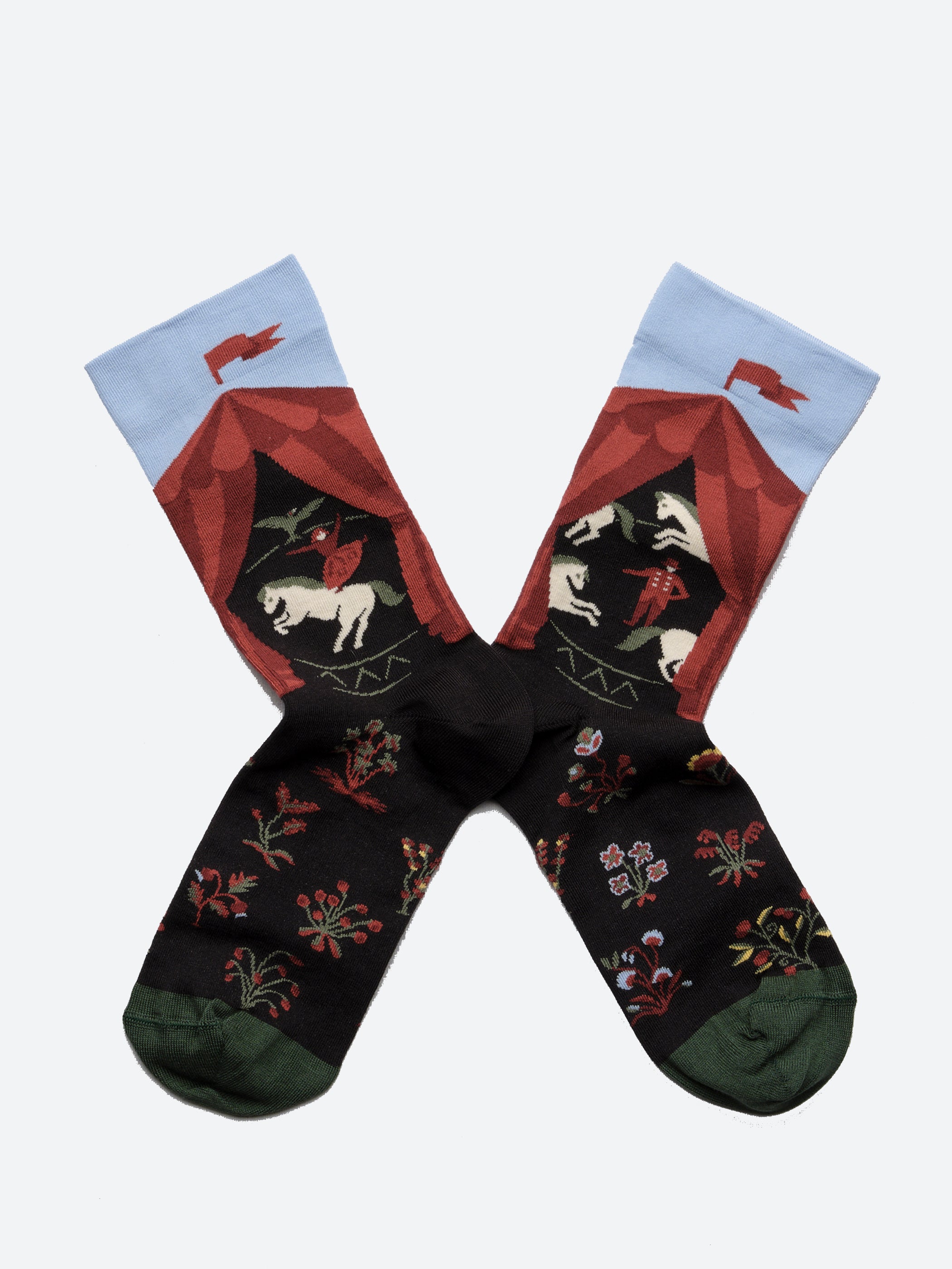 Noir Circus Sock