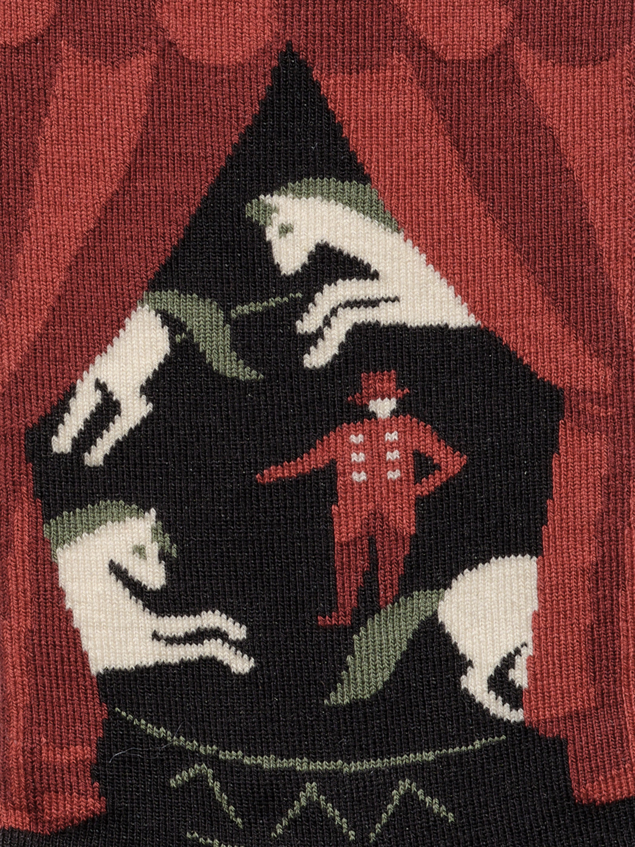 Noir Circus Sock