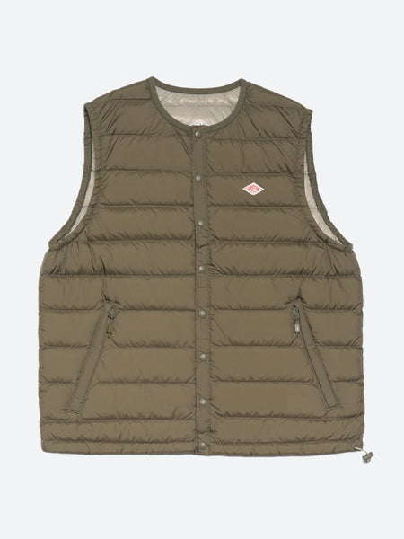 新品DANTON ダントン INNNER DOWN CREWNECK VEST Danton - Women's Inner Down Crewneck Vest in Olive – gravitypope