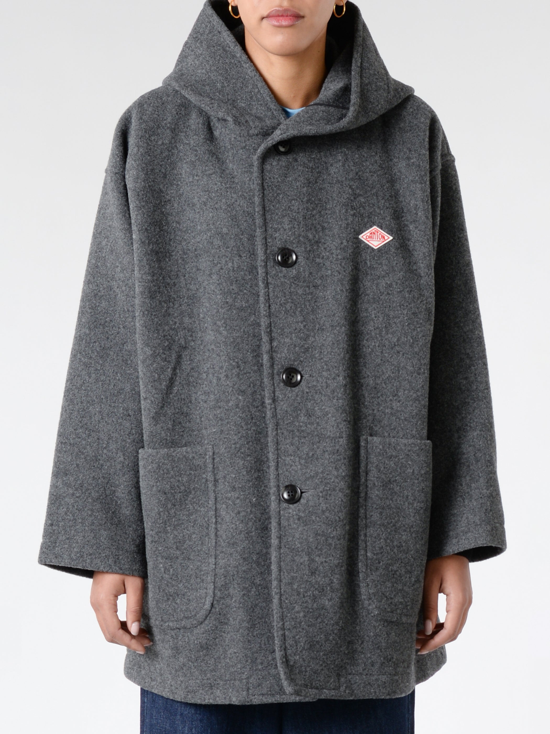 Women's Wool Light Pile Hooded Coat