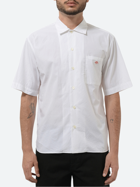 トップス DANTON PLAIN WORK SHIRT S/S Danton - Work Shirt in Leaf Green – gravitypope