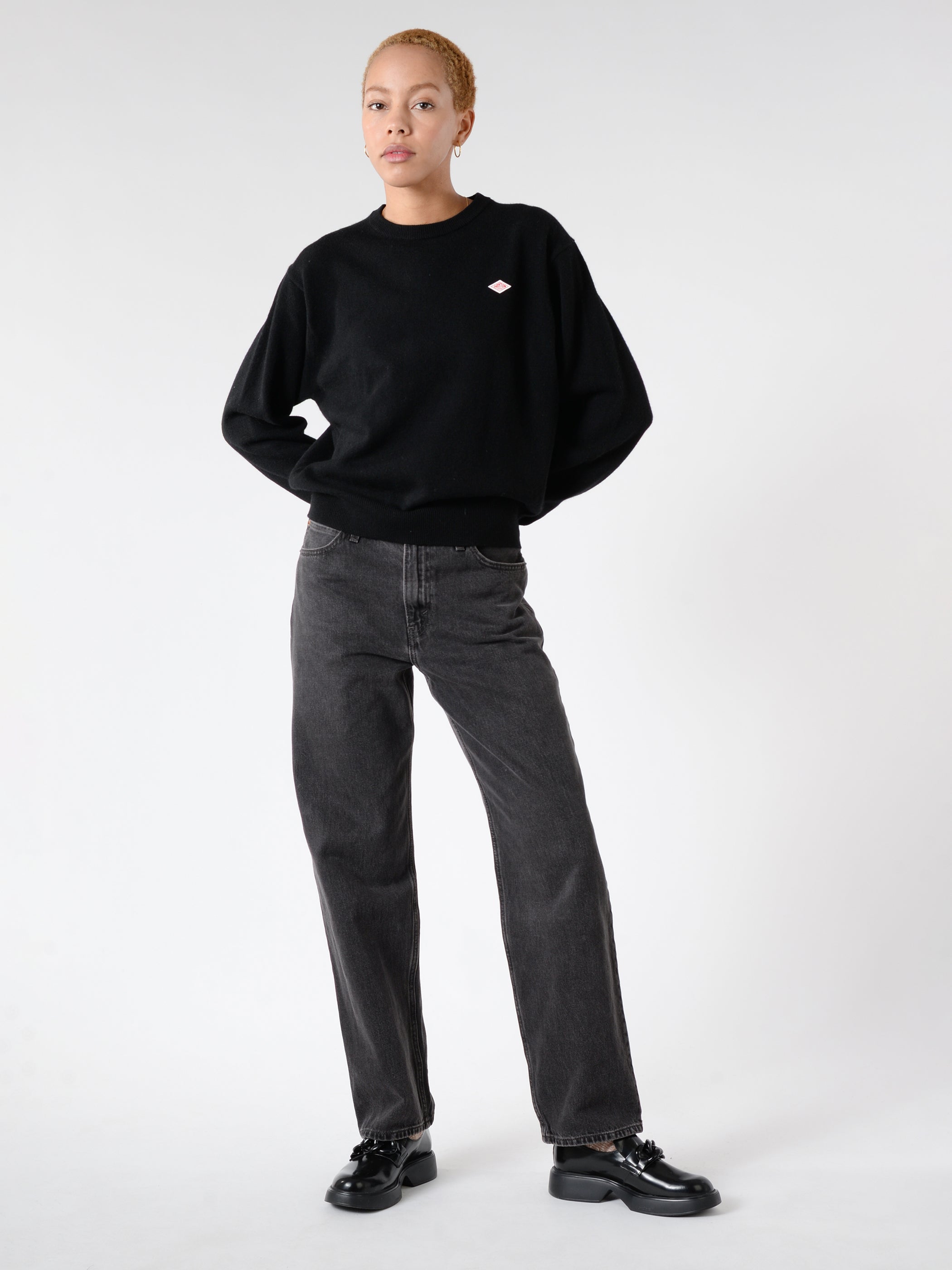 Women's Lambswool Crew Neck Knit Pullover