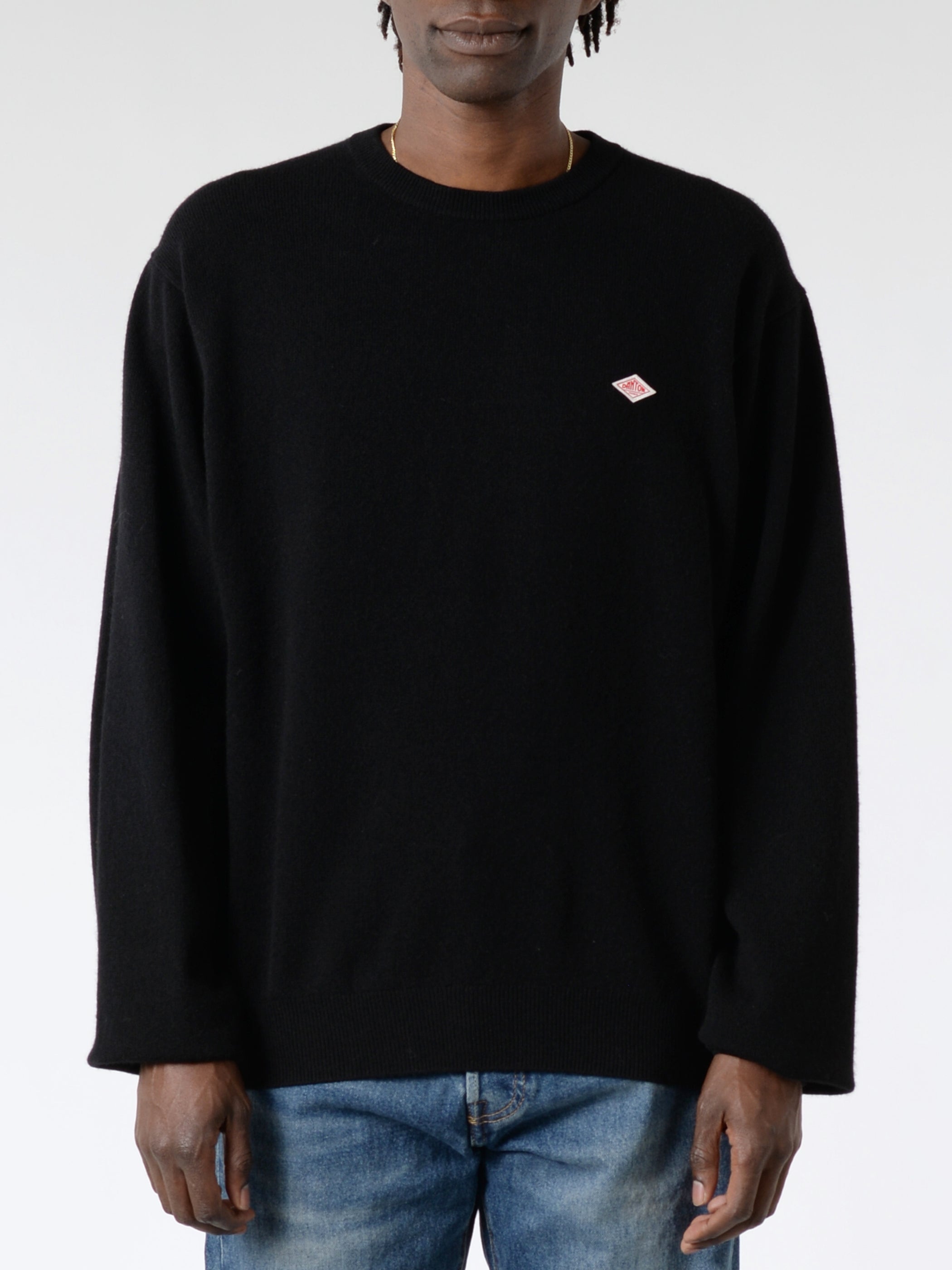 Lambswool Crew Neck Knit Pullover