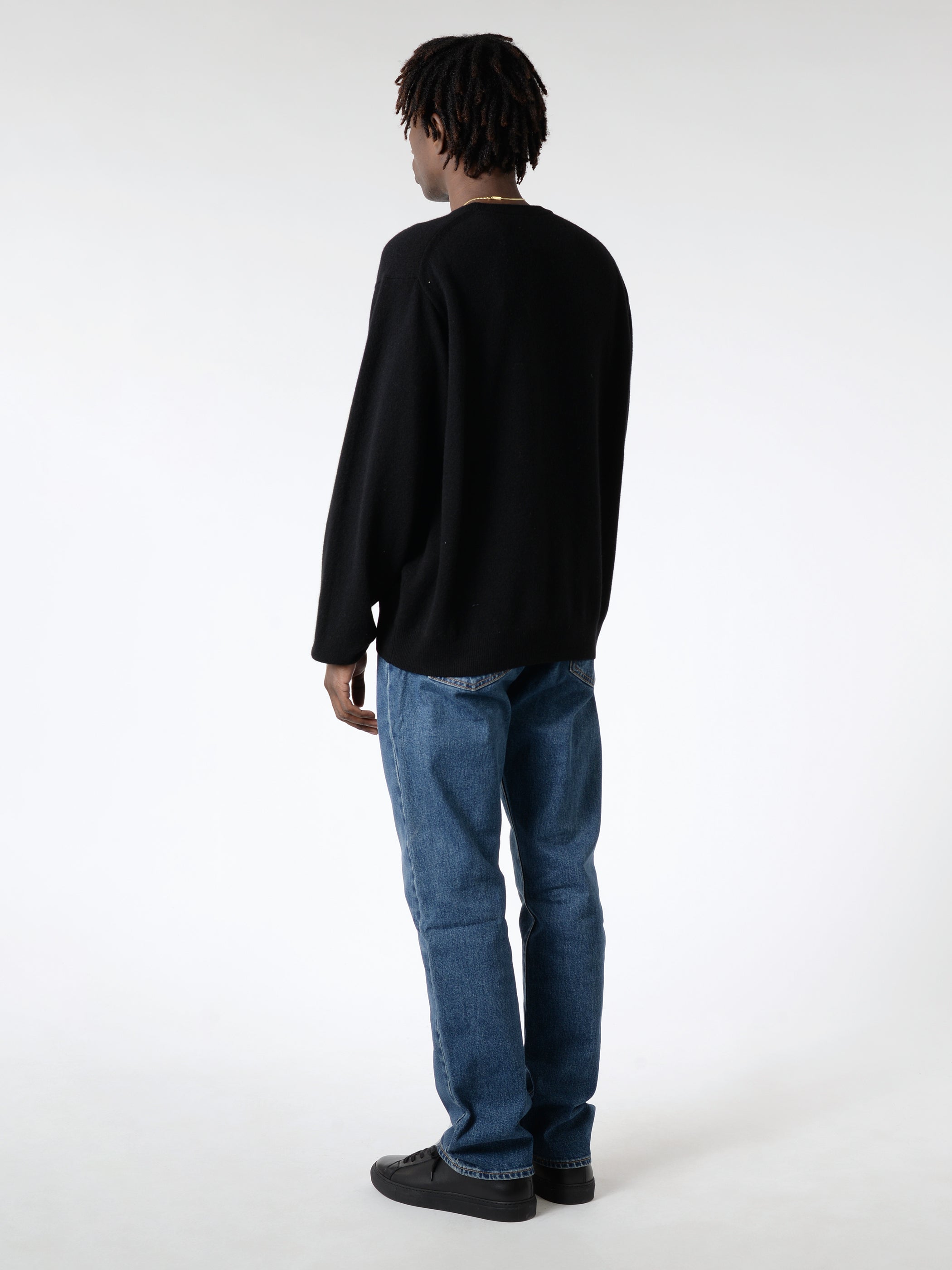 Lambswool Crew Neck Knit Pullover
