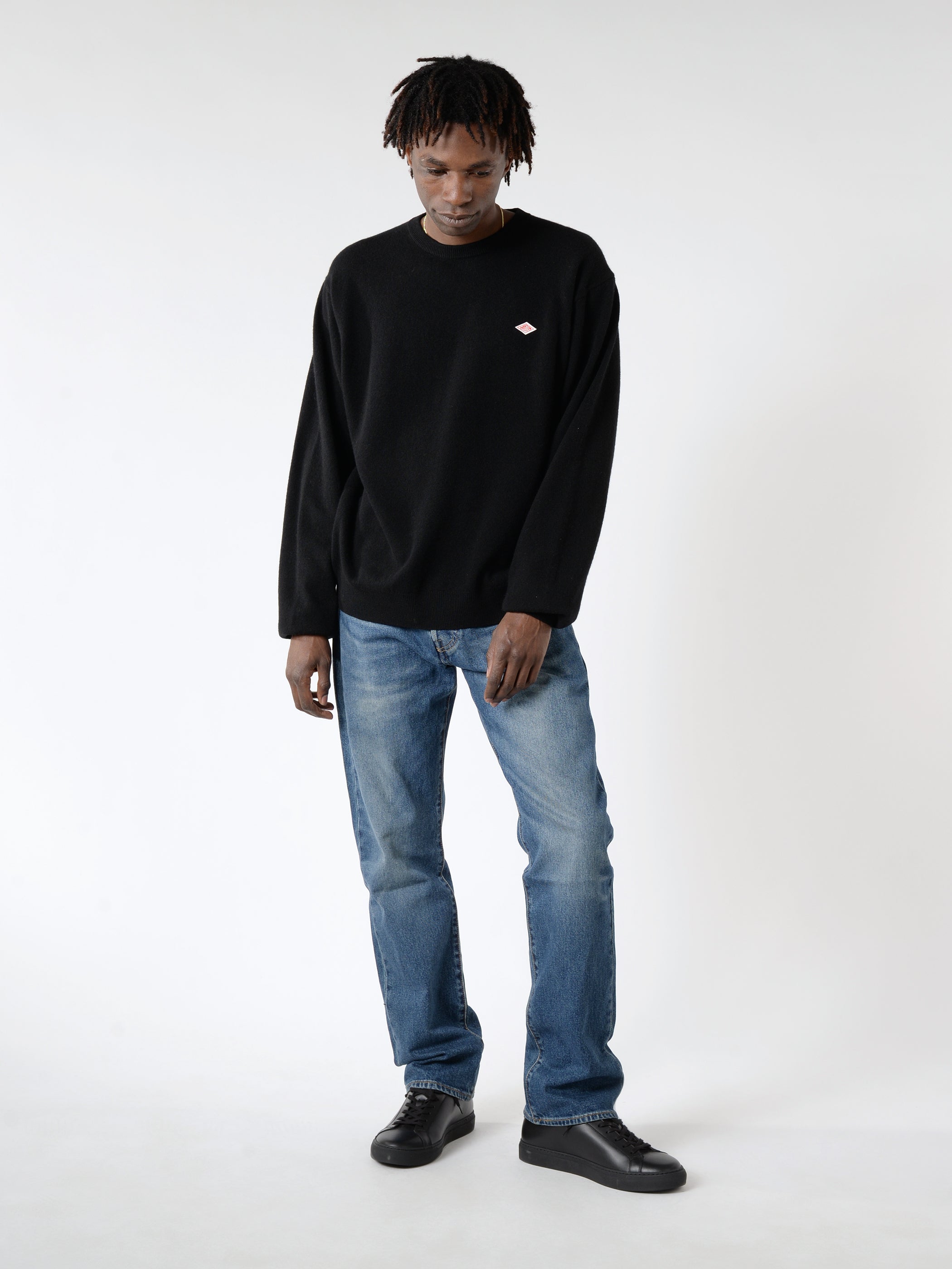 Lambswool Crew Neck Knit Pullover