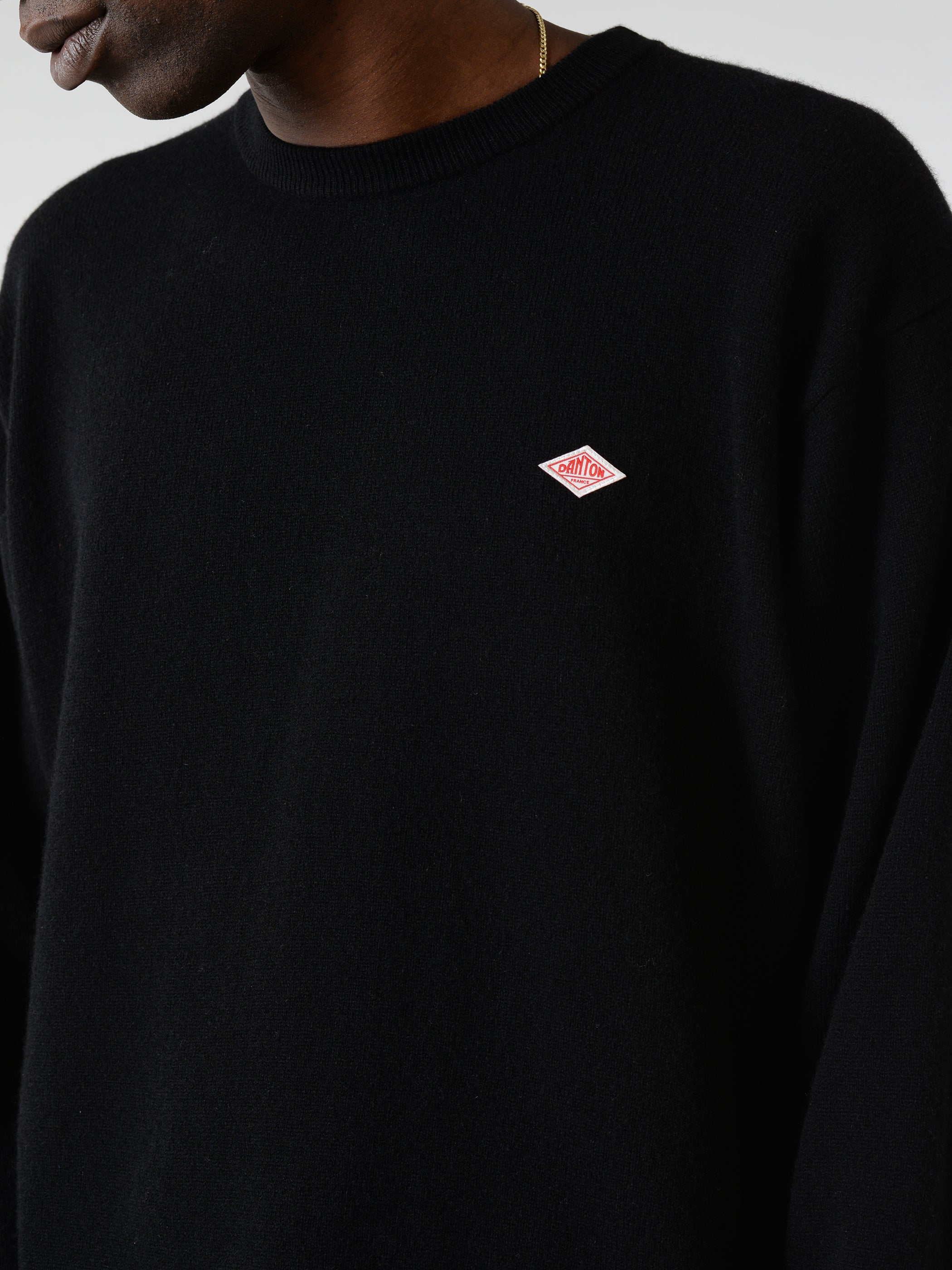 Lambswool Crew Neck Knit Pullover