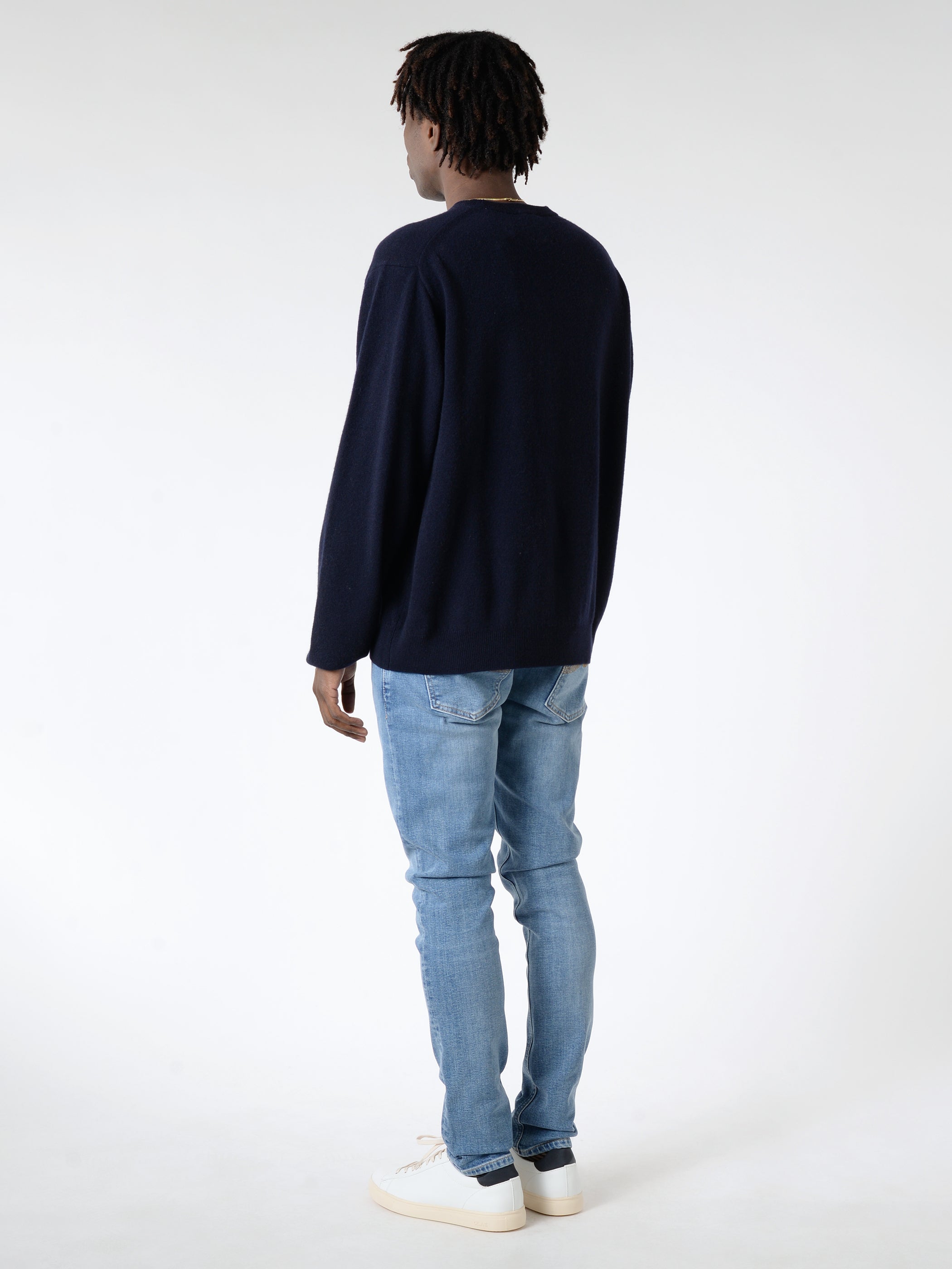 Lambswool Crew Neck Knit Pullover