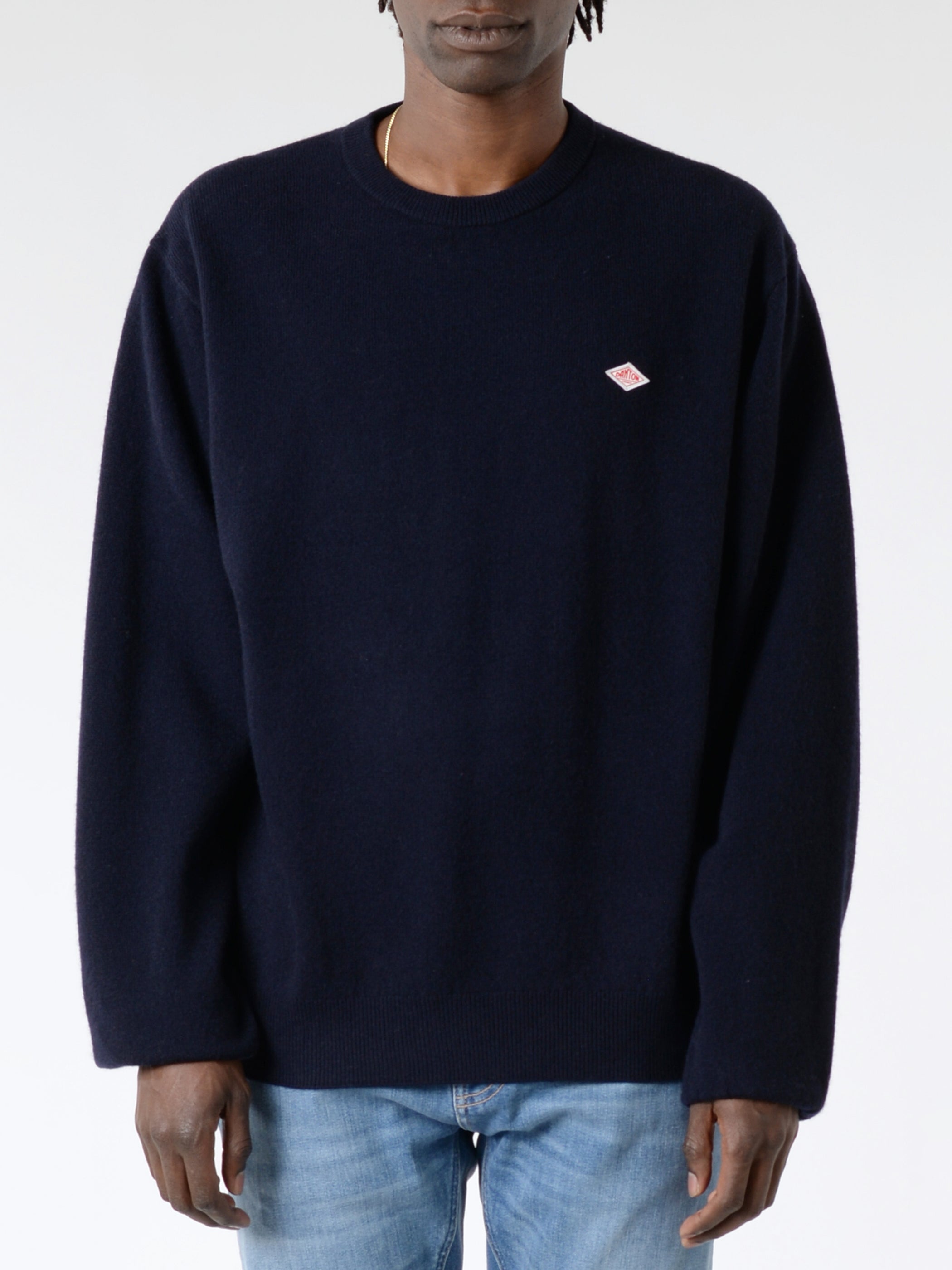 Lambswool Crew Neck Knit Pullover