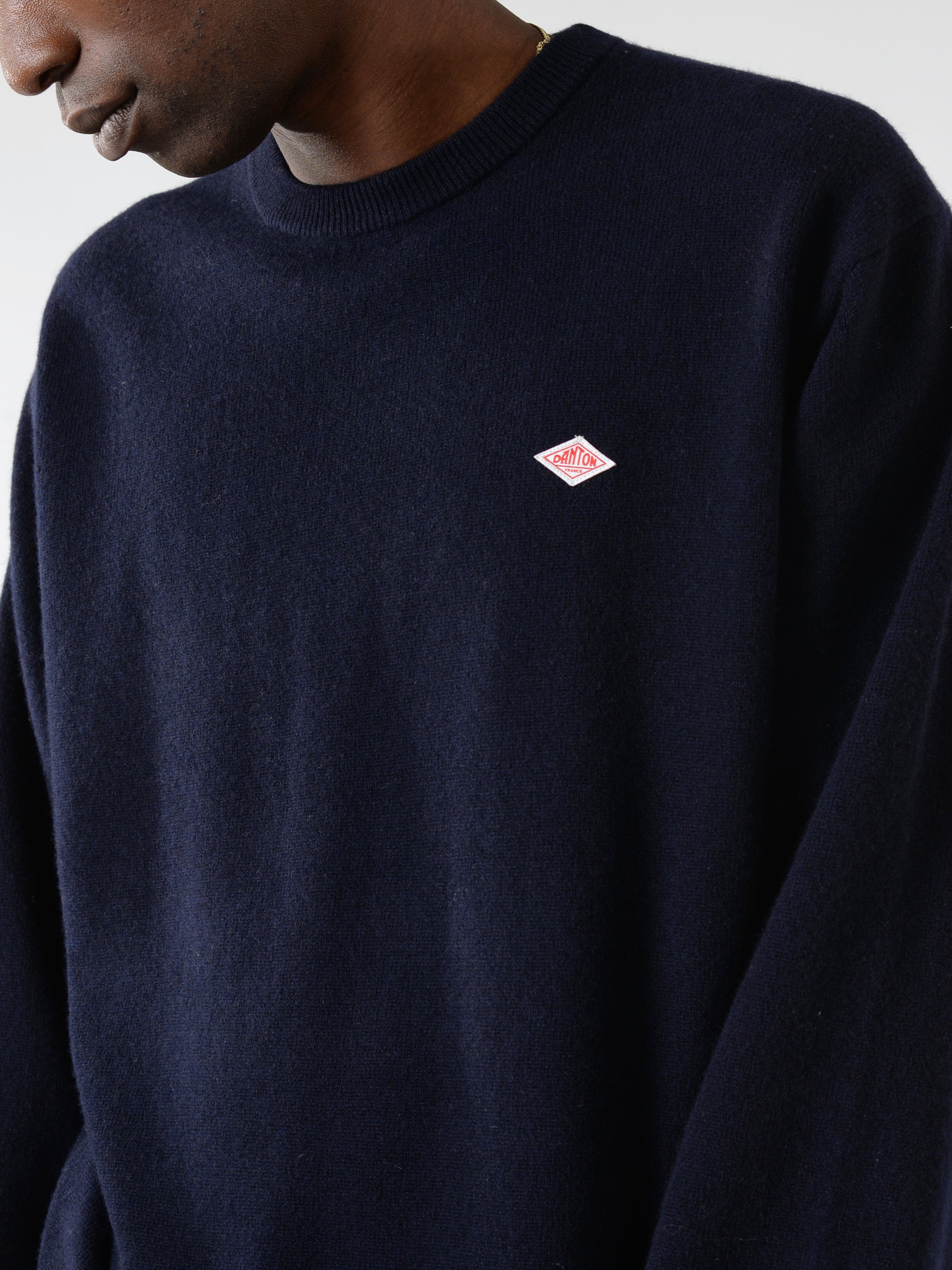 Lambswool Crew Neck Knit Pullover