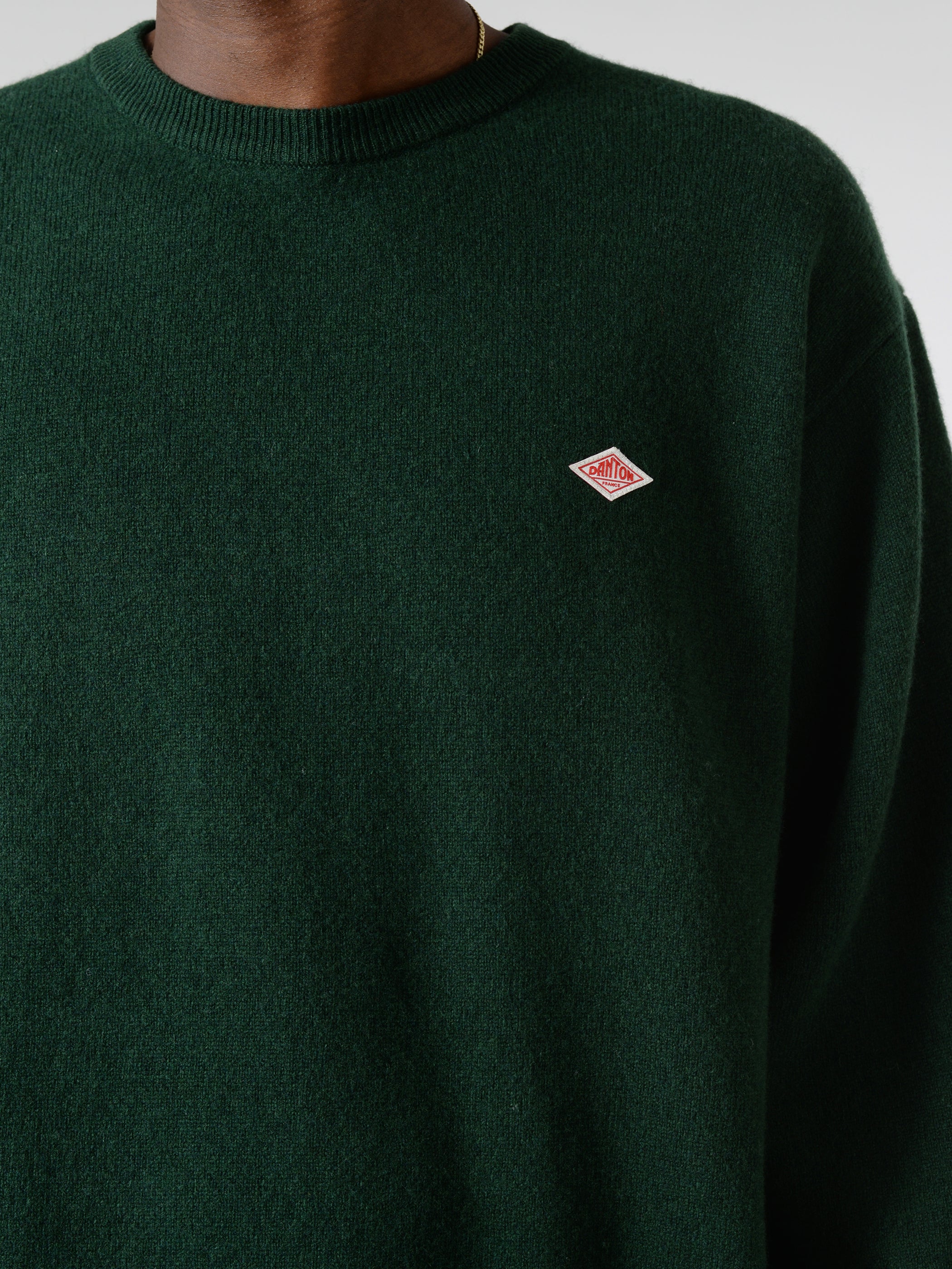 Lambswool Crew Neck Knit Pullover