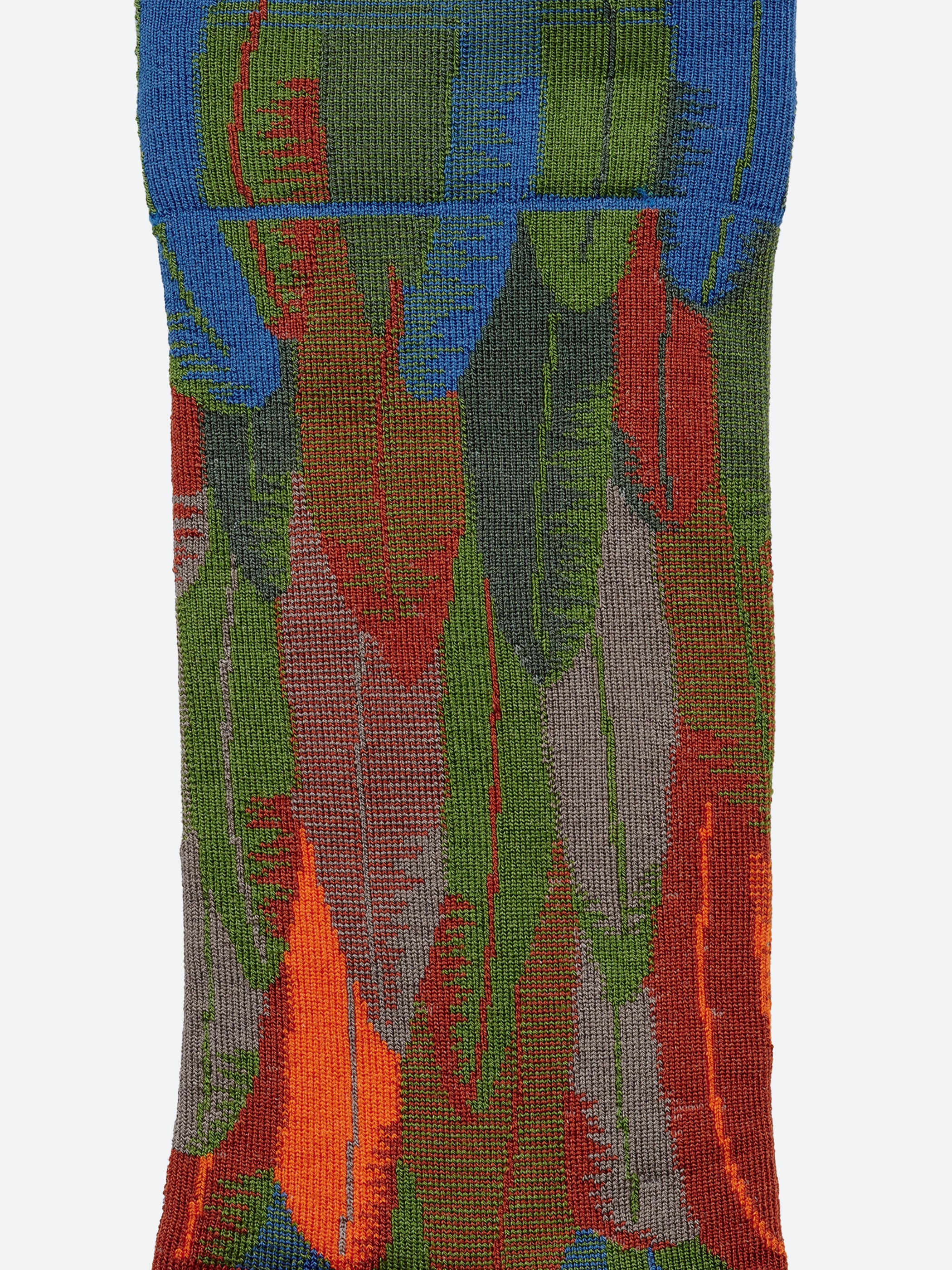 Sepia Feather Sock