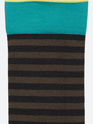 Bonne Maison Slate Stripe Sock