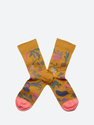 Bonne Maison Ocher Beet Sock