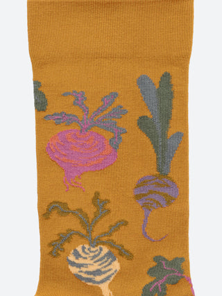 Bonne Maison Ocher Beet Sock