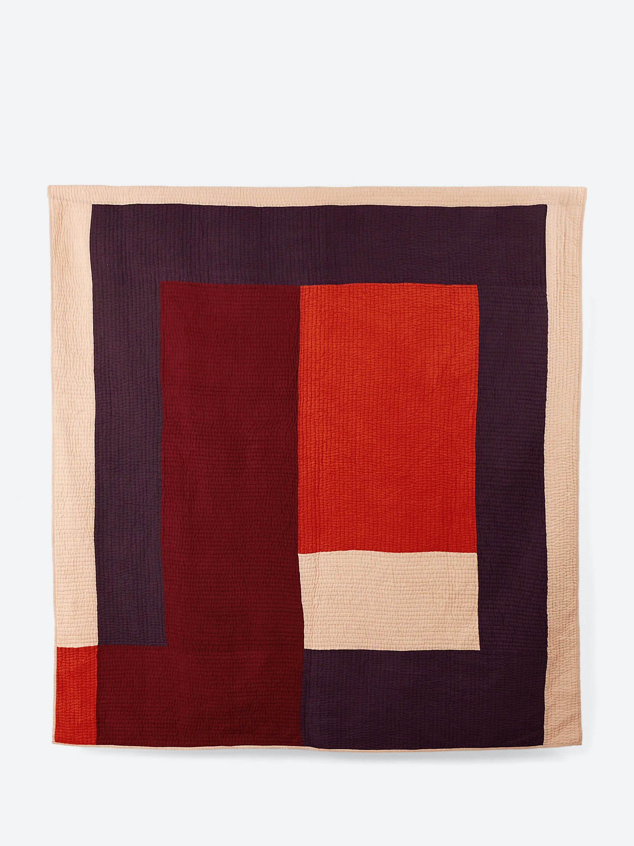 Colour Block Patchwork Quilt