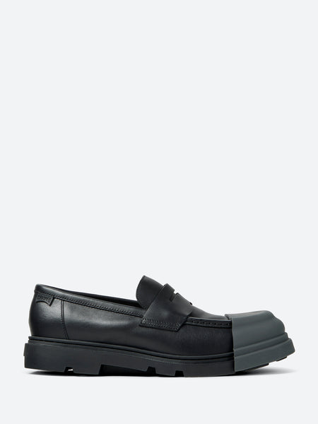 CAMPER Junction ローファー black Camper - Junction Loafers in Black (Green Toe) – gravitypope