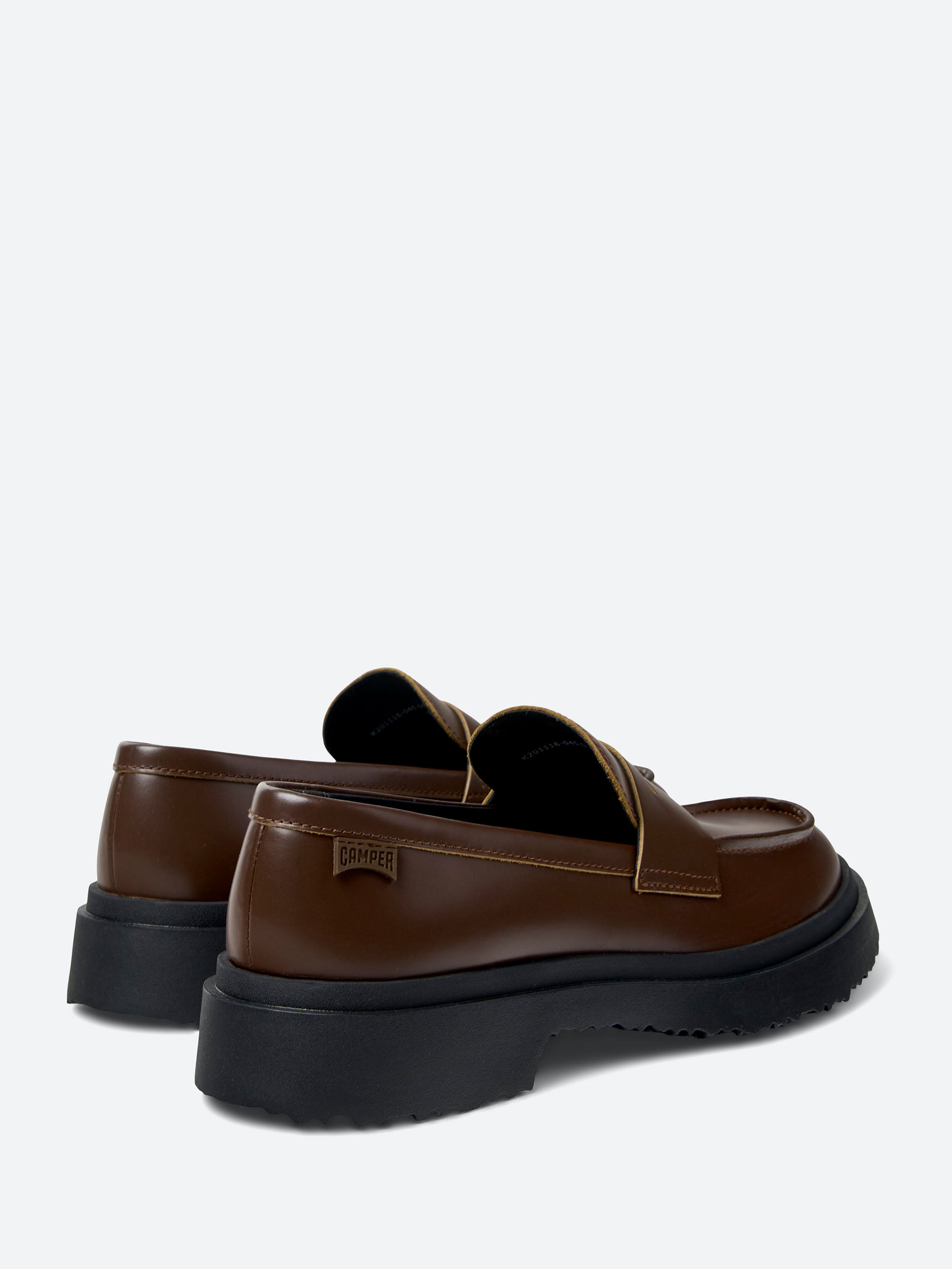 CAMPER カンペールWALDEN 厚底ローファー モカ ブラウン 39 CAMPER カンペールWALDEN 厚底ローファー モカ ブラウン 39 Walden