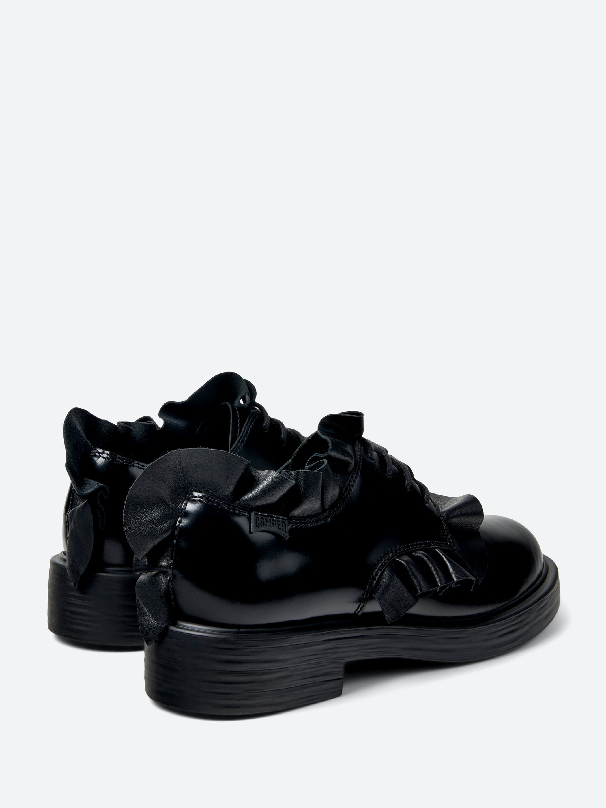 Camper - Women's Dean Leather Shoes in Black – gravitypope