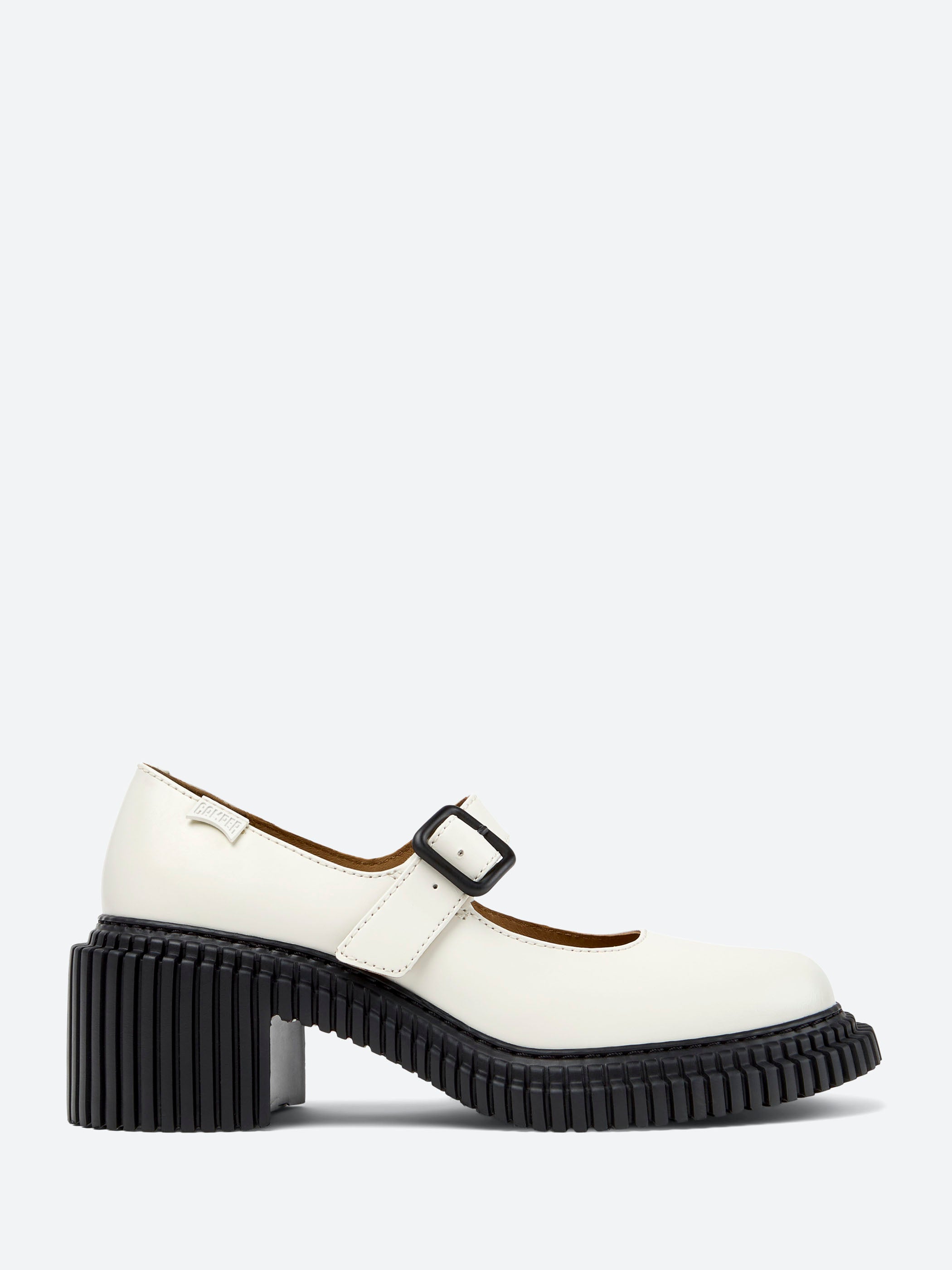 Camper Pix London Mary Jane Flat in White Natu at Nordstrom, Size 39
