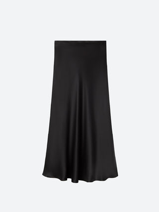 Silk Laundry Long Bias Cut Skirt