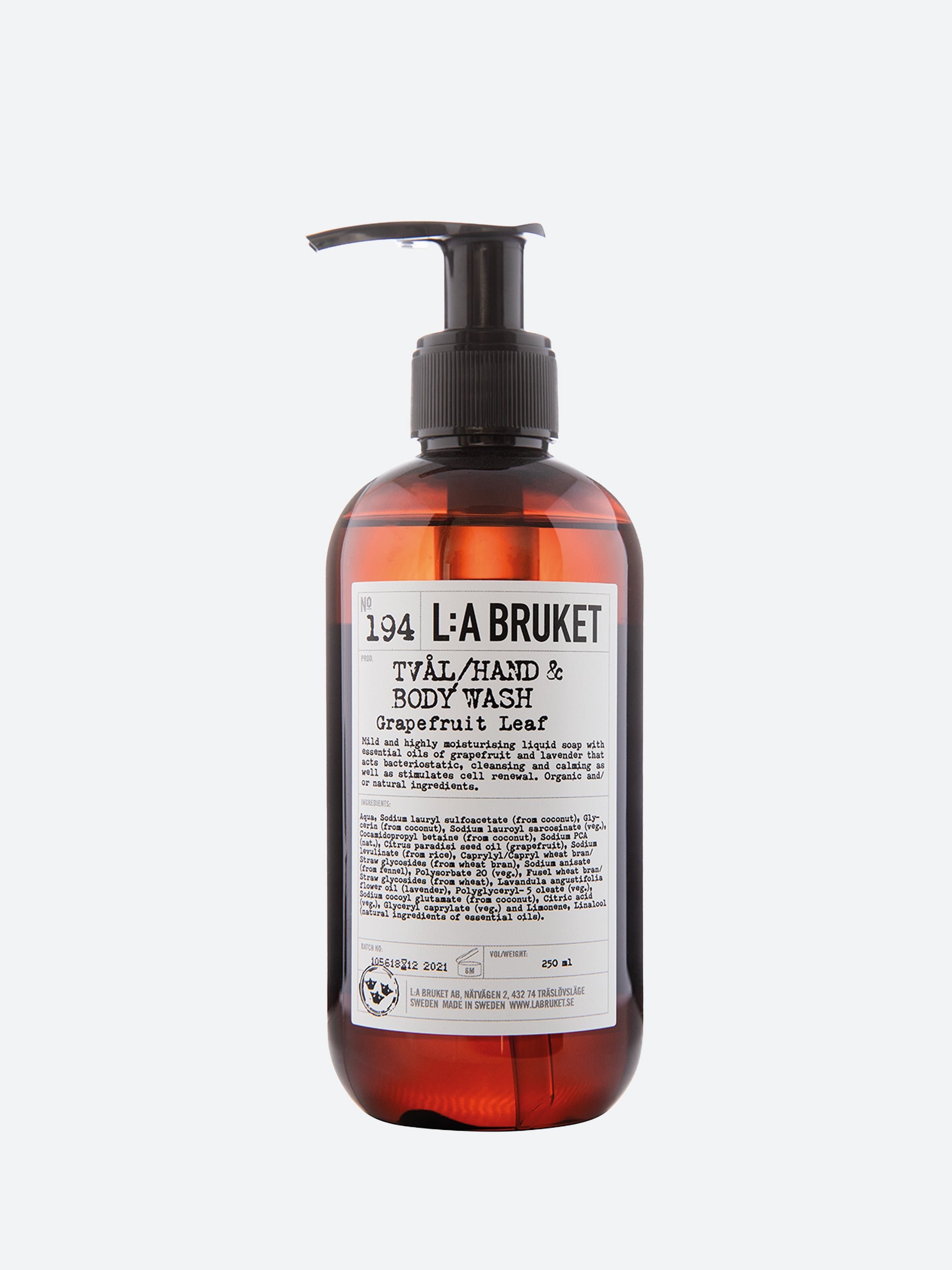 194 Grapefruit Leaf Hand & Body Wash 240 ml