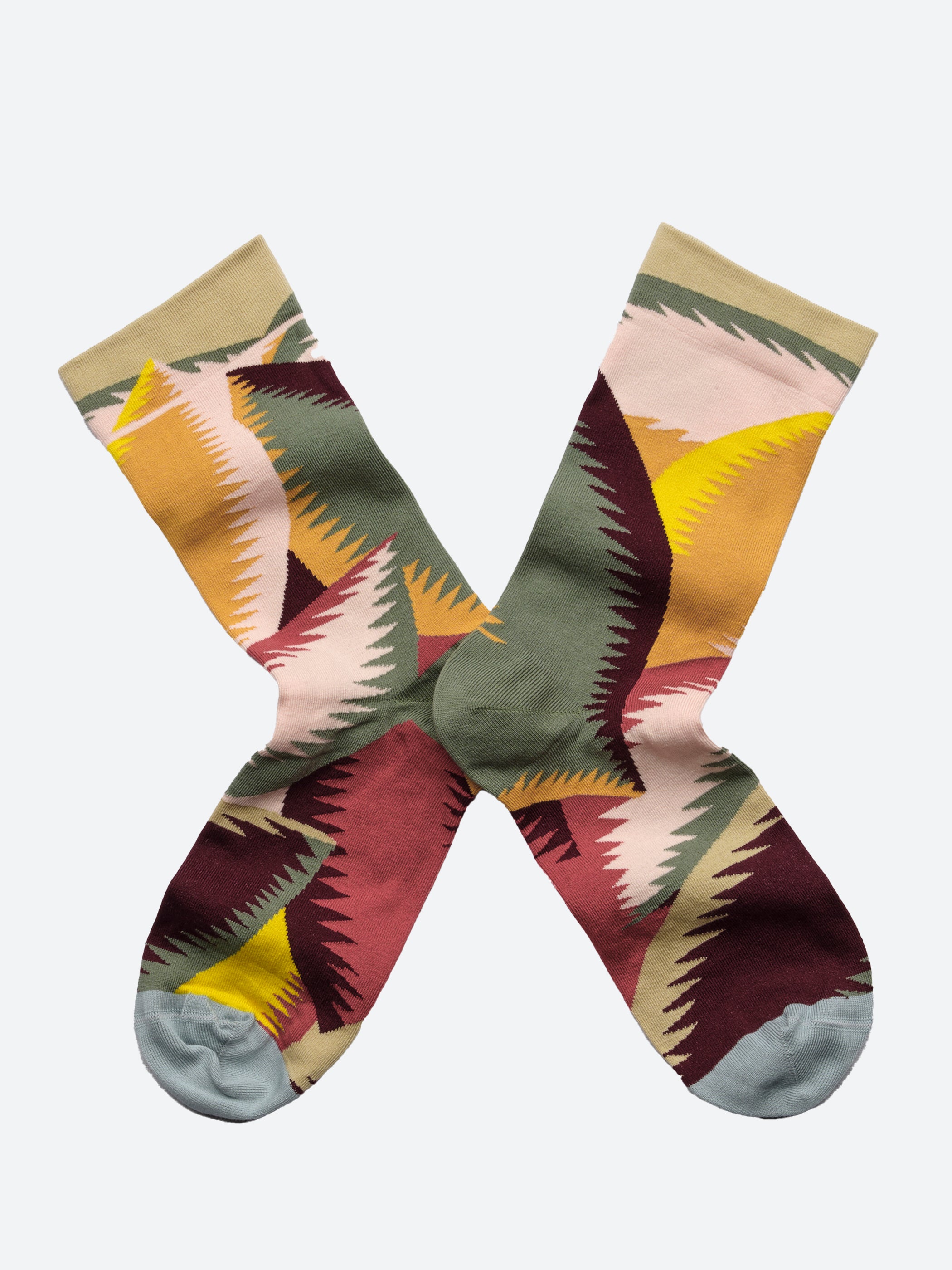 Natural Abstract Sock