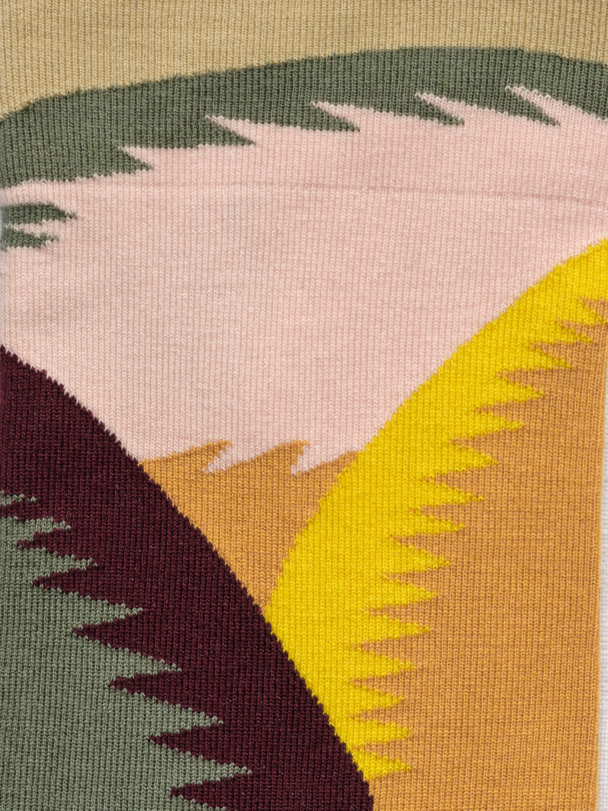 Natural Abstract Sock