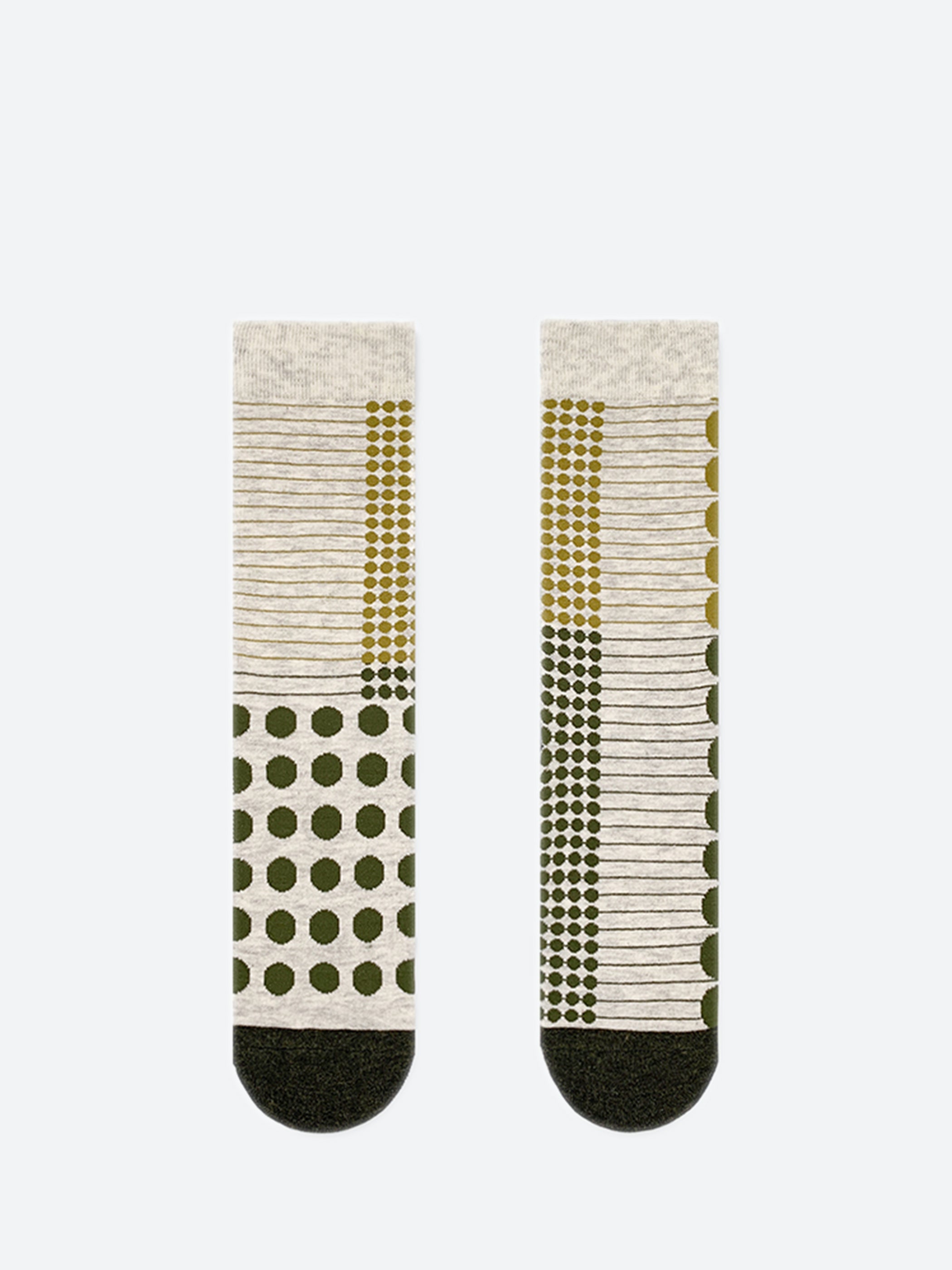 Olive Dot Sock