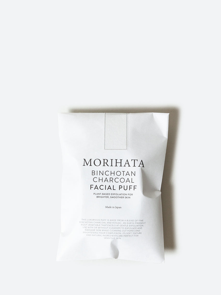 Morihata - Binchotan Facial Puff – gravitypope