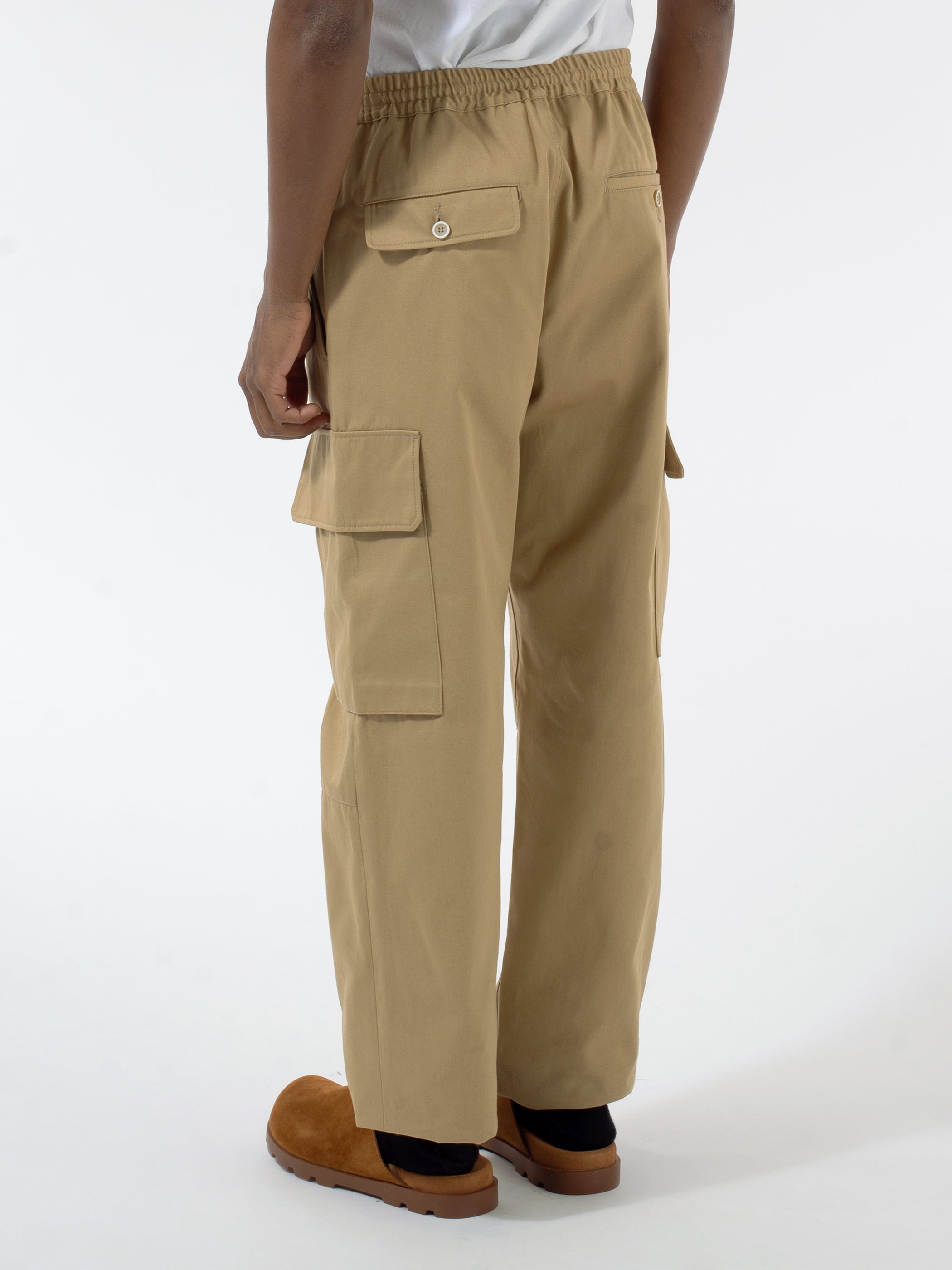 Tropical Wool Cargo Pants