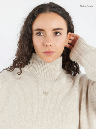 Pearls Before Swine Core Double Mini Blod Necklace