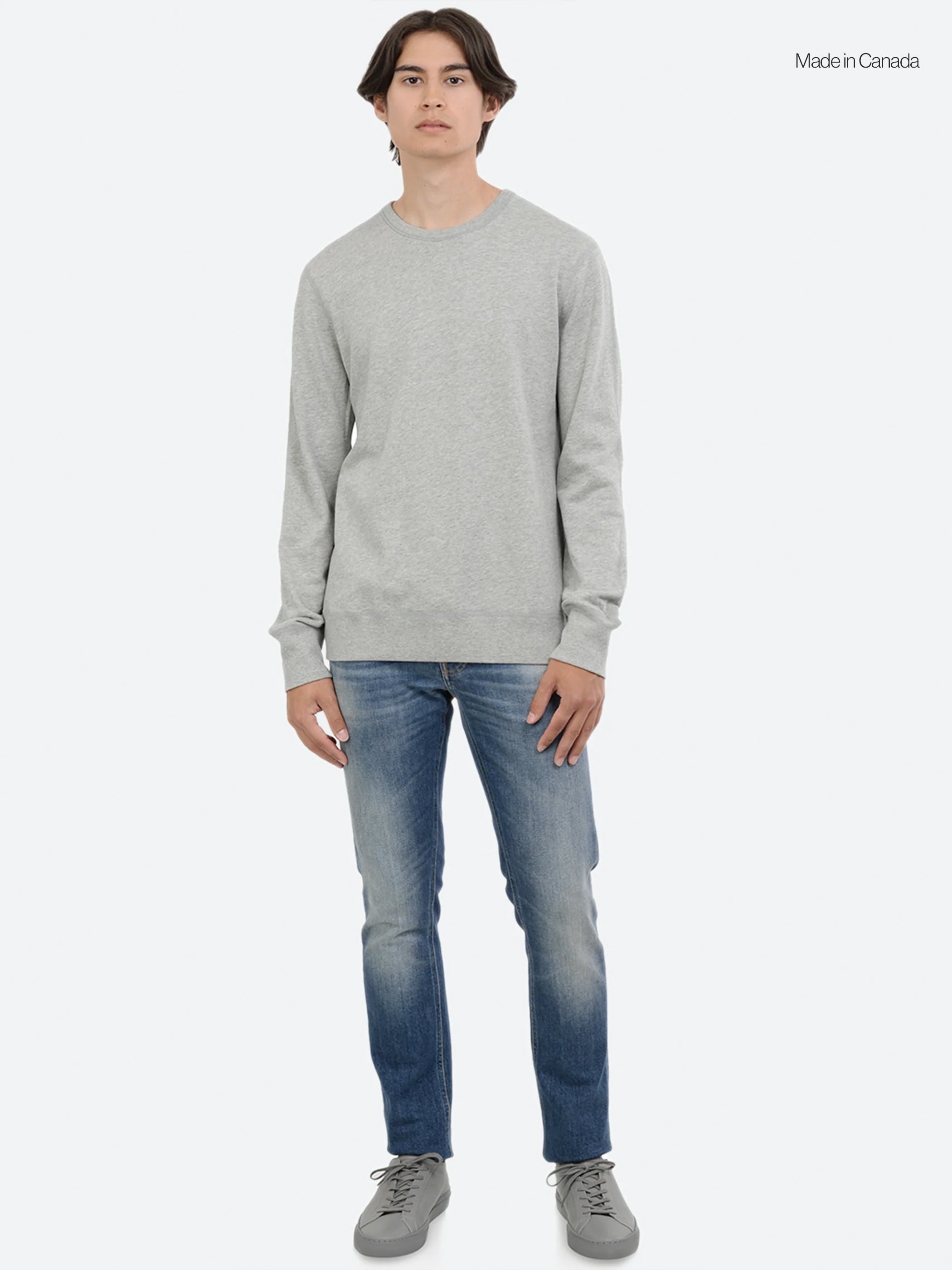 Lightweight Terry Crewneck