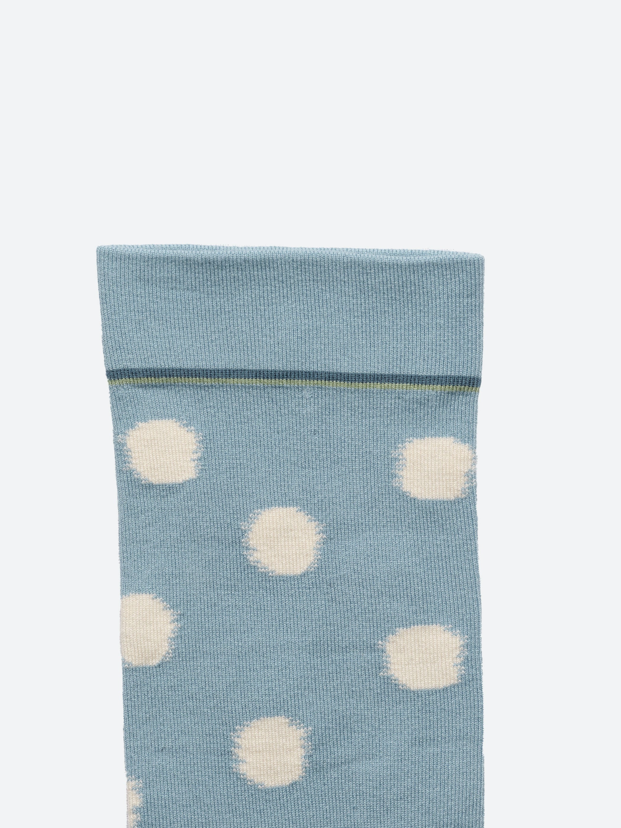 Bleue Polka Dot Sock