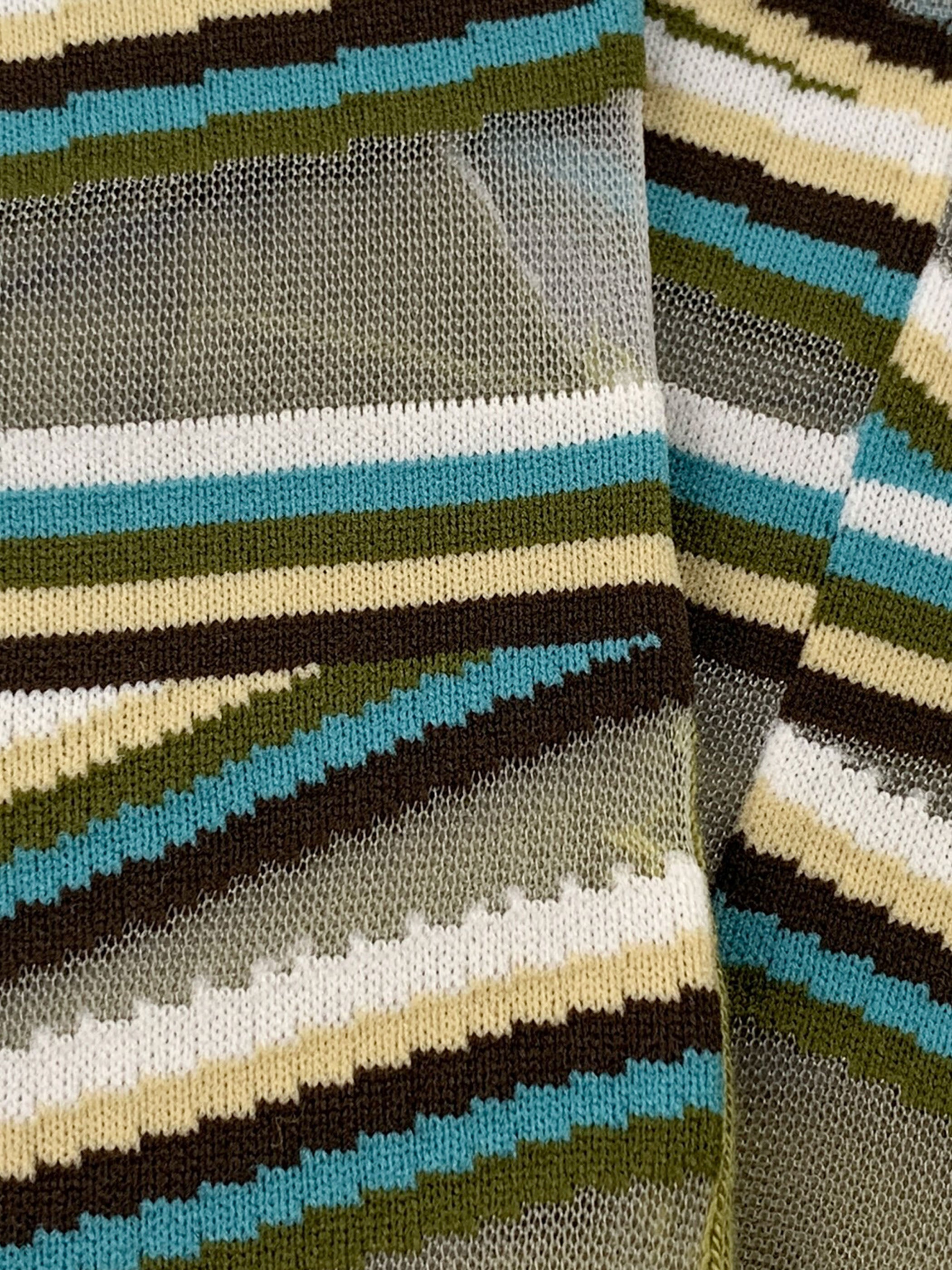 Olive Bias Sock