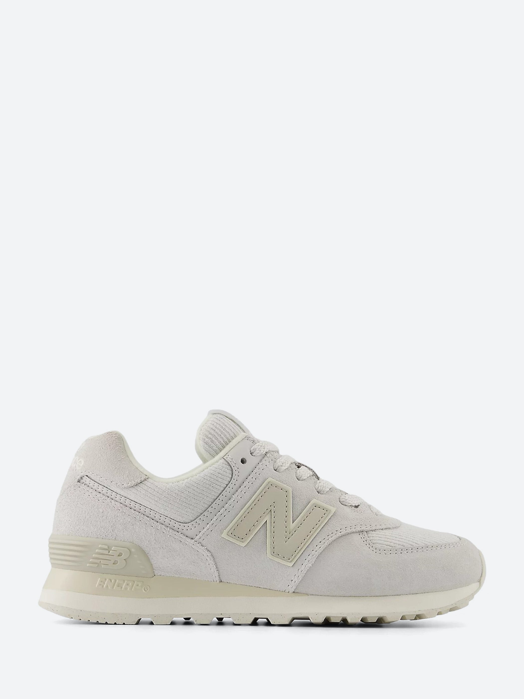 New Balance - 574 in Pearl Grey with White – gravitypope